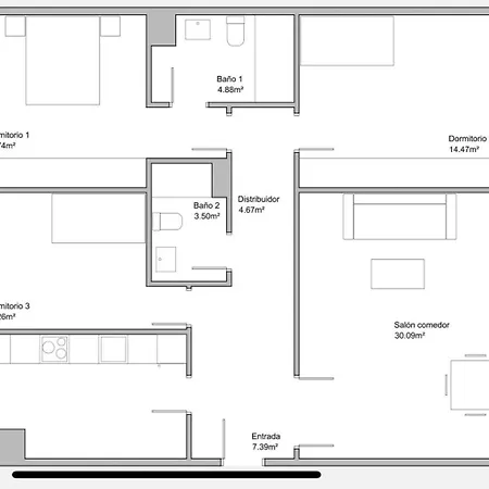Casa Felipe Con 3 Apartment Zaragoza